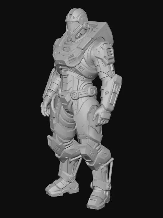3D model for Aegis Vanguard Exosuit
