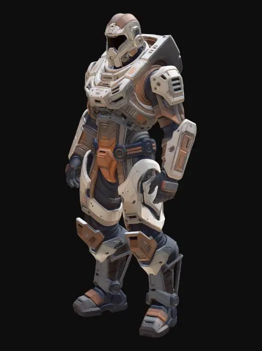 3D model for Aegis Vanguard Exosuit