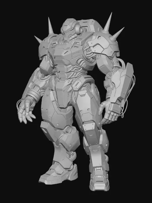 3D model for Crimson Juggernaut