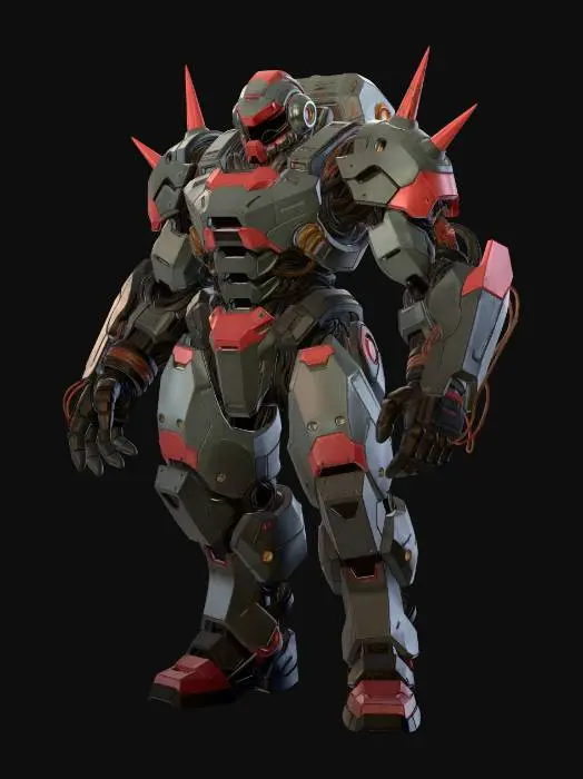 3D model for Crimson Juggernaut