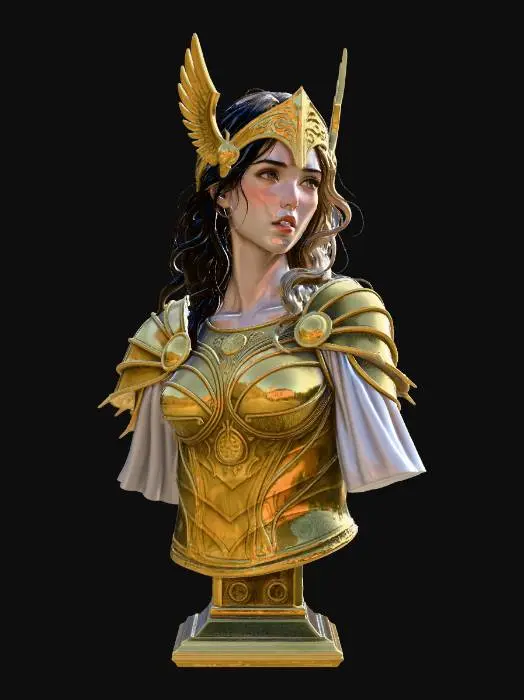 3D model for Golden Valkyrie