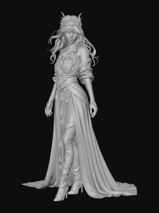 3D model for Empress of the Azure Flame