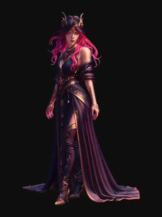 3D model for Empress of the Azure Flame