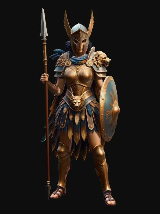 3D model for Golden Valkyrie