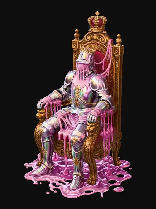 3D model for The Melting King