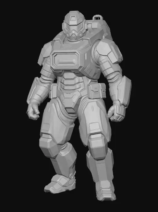 3D model for Neon Sentinel