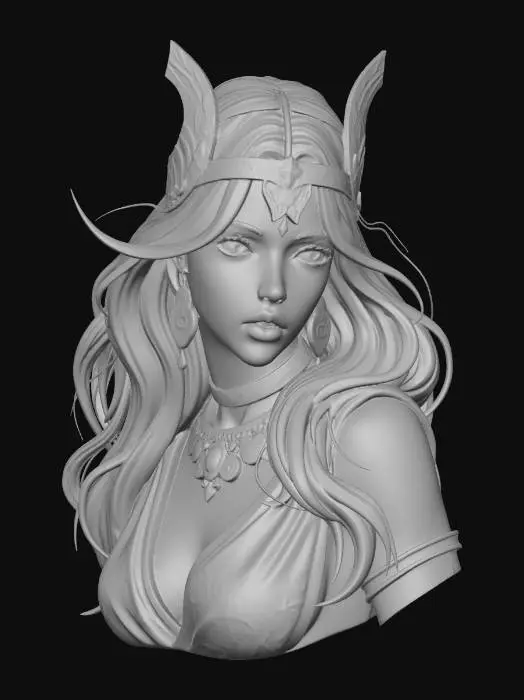 3D model for Empress of the Ember Crown
