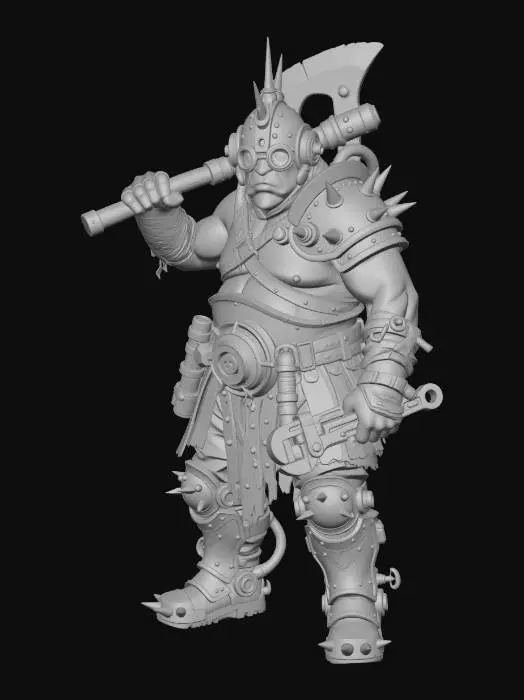 3D model for Brassclad Berserker