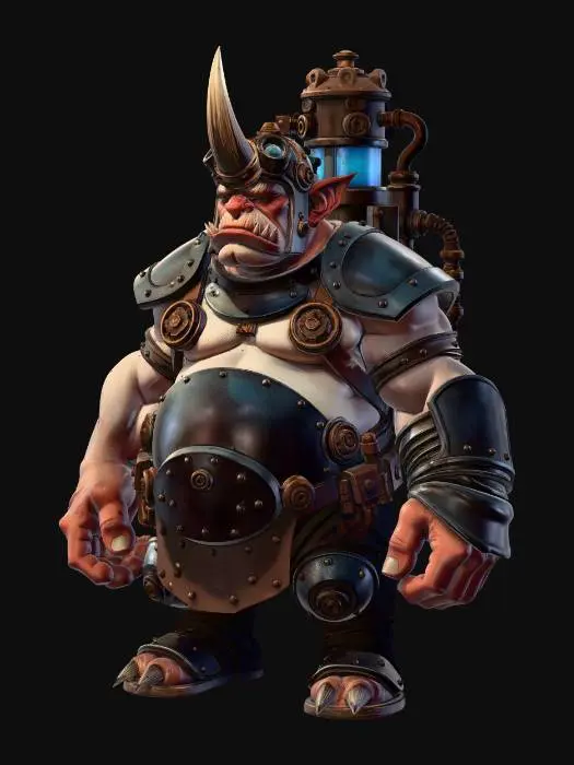3D model for Brassbound Brute