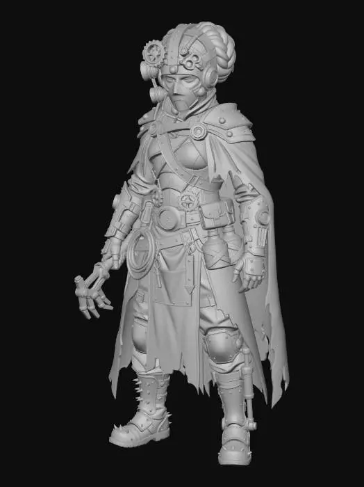 3D model for Clockwork Sentinel