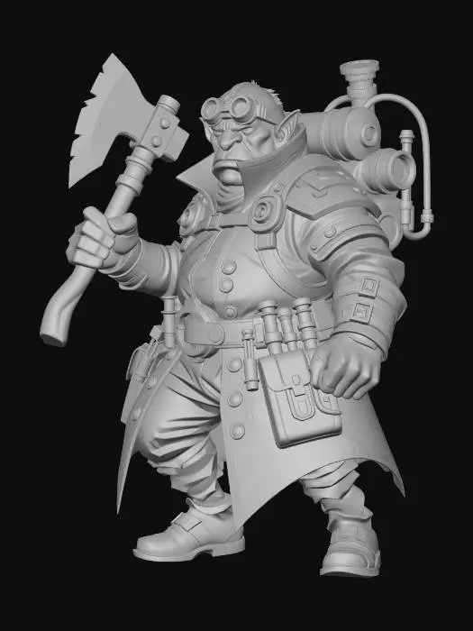 3D model for Gearbound Orc Blacksmith