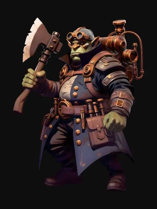 3D model for Gearbound Orc Blacksmith