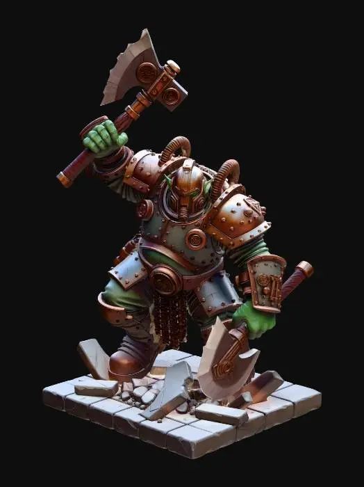 3D model for the lord of the axes