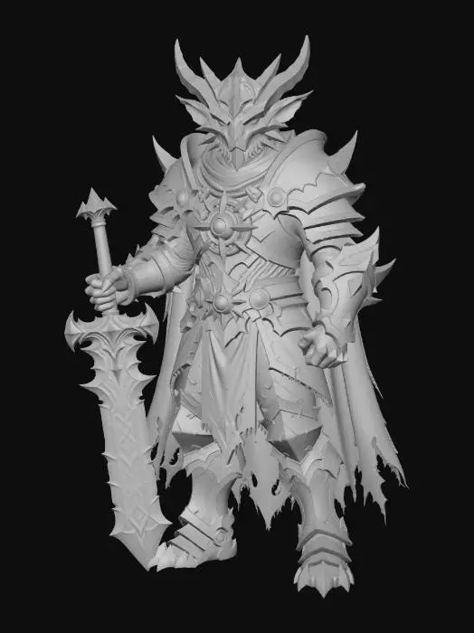 3D model for Nightforged Warlord