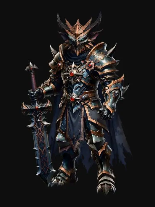 3D model for Nightforged Warlord