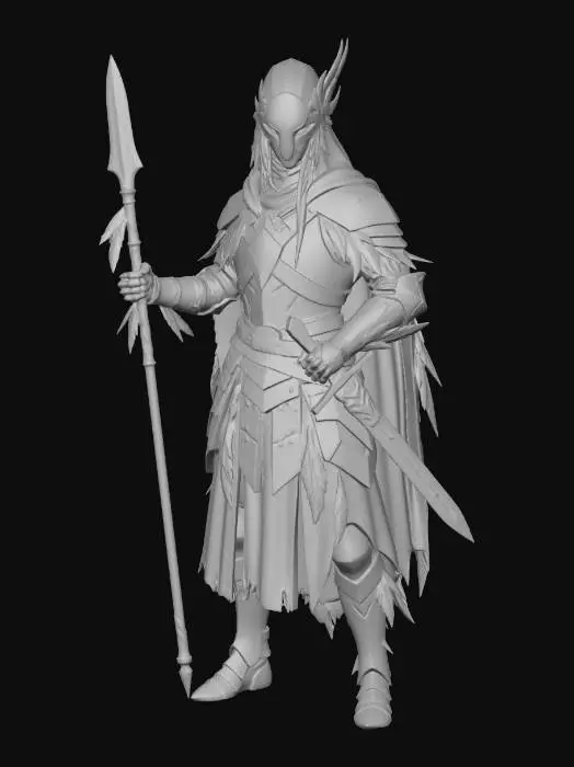 3D model for Auric Sentinel