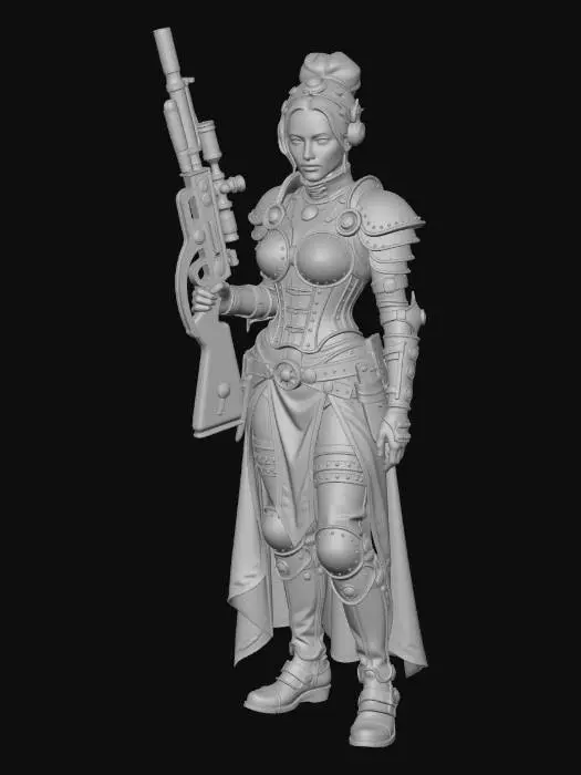 3D model for Bronze Sentinel v3