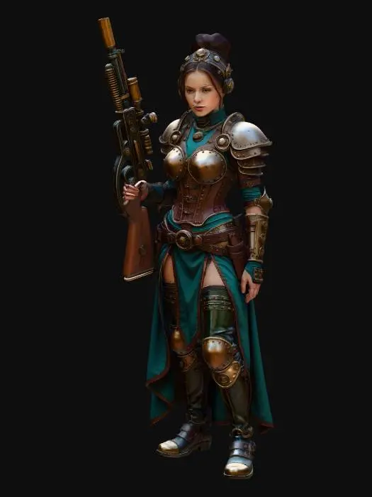 3D model for Bronze Sentinel v3