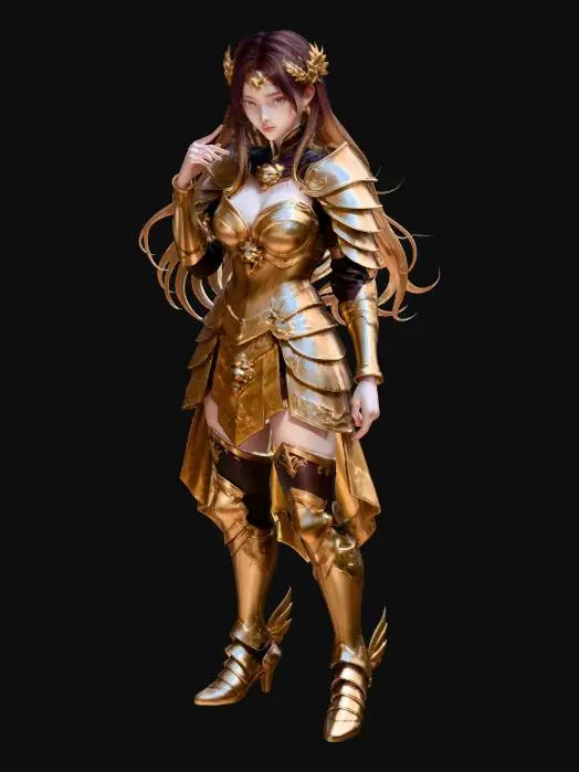 3D model for Golden Valkyrie