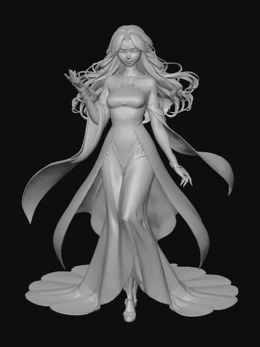 3D model for Azure Empress of the Tides