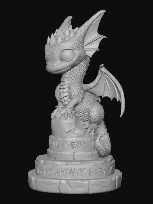 3D model for Runebound Dragonling