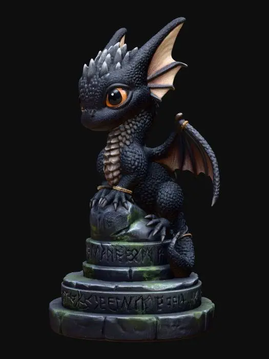 3D model for Runebound Dragonling