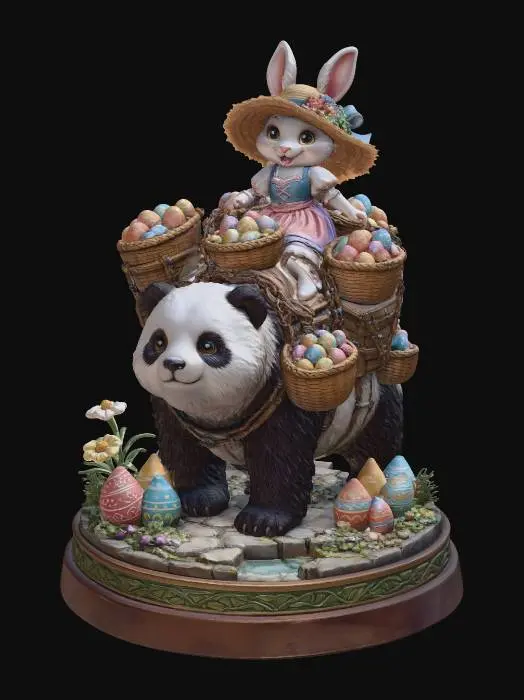 3D model for Easter Caravan, #EasterEgg2026#