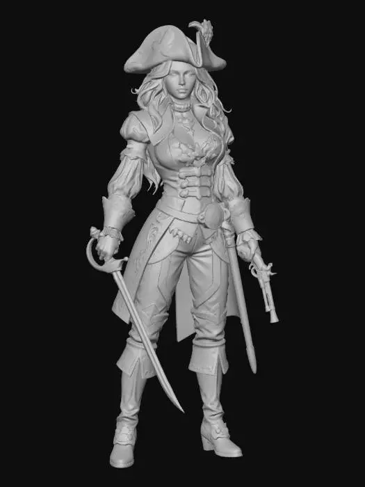 3D model for Azure Corsair