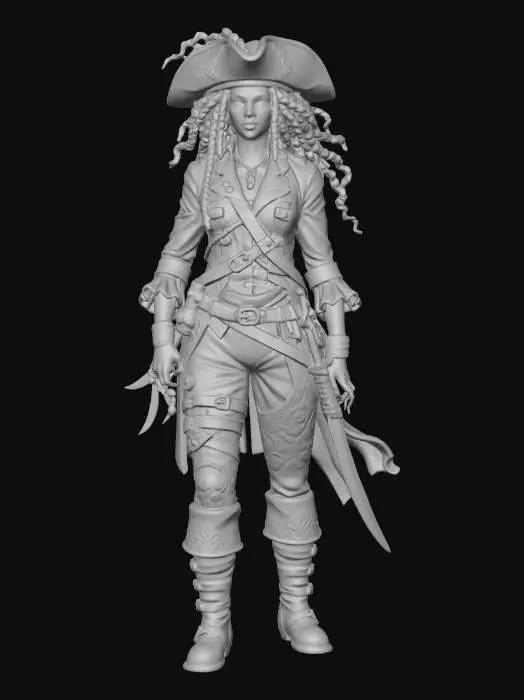 3D model for Captain Nightshade
