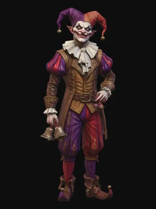 3D model for Chromatic Jester