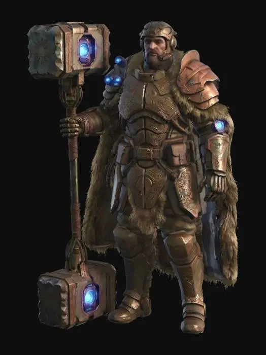 3D model for Runic Hammer of the Frostforge