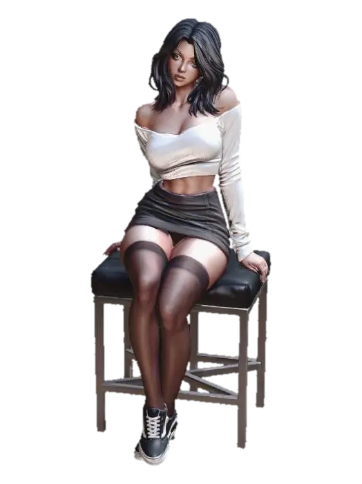 Urban Velvet - Poster-3D-modell, genererad av AI