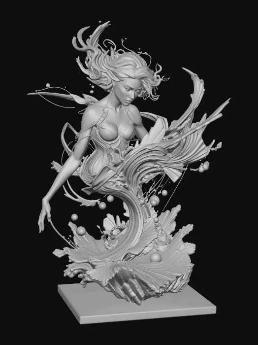 3D model for Turquoise Reverie