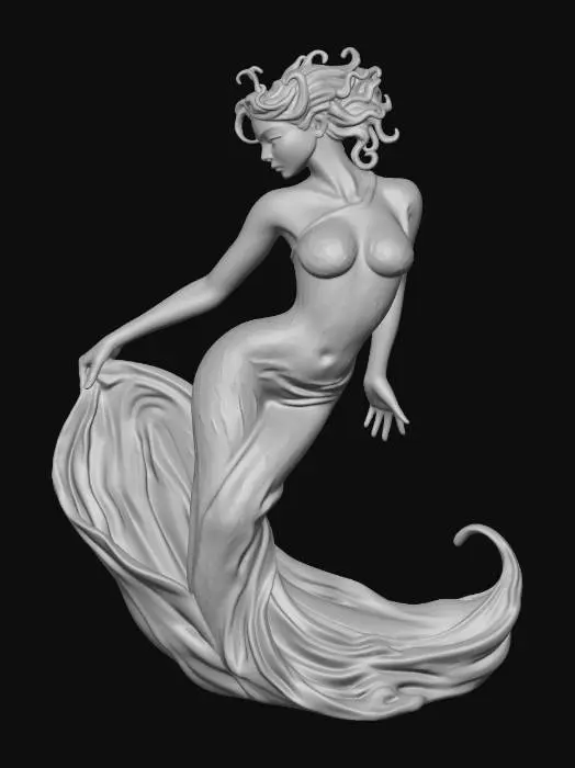 3D model for Turquoise Reverie