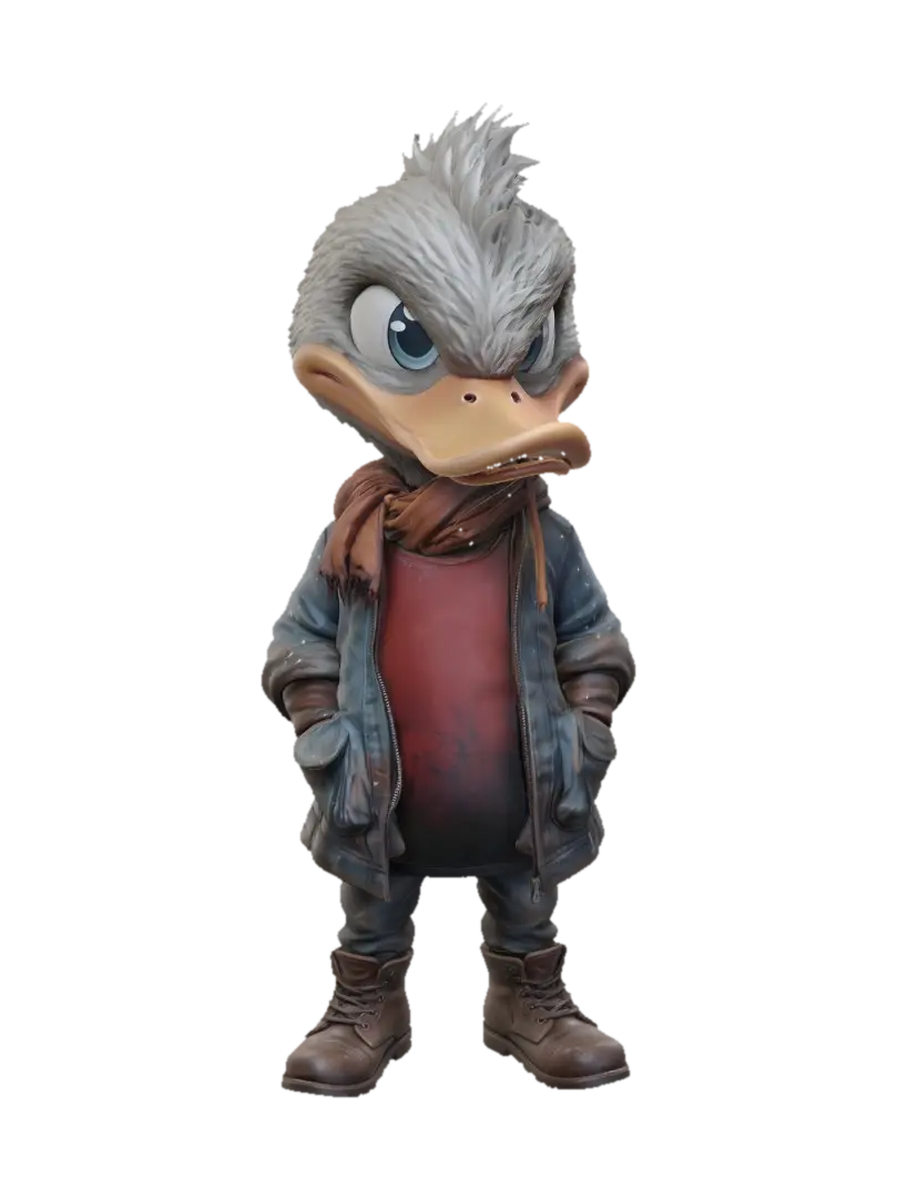 Winter Street Duck - Reflection 的 AI 生成 3D 模型