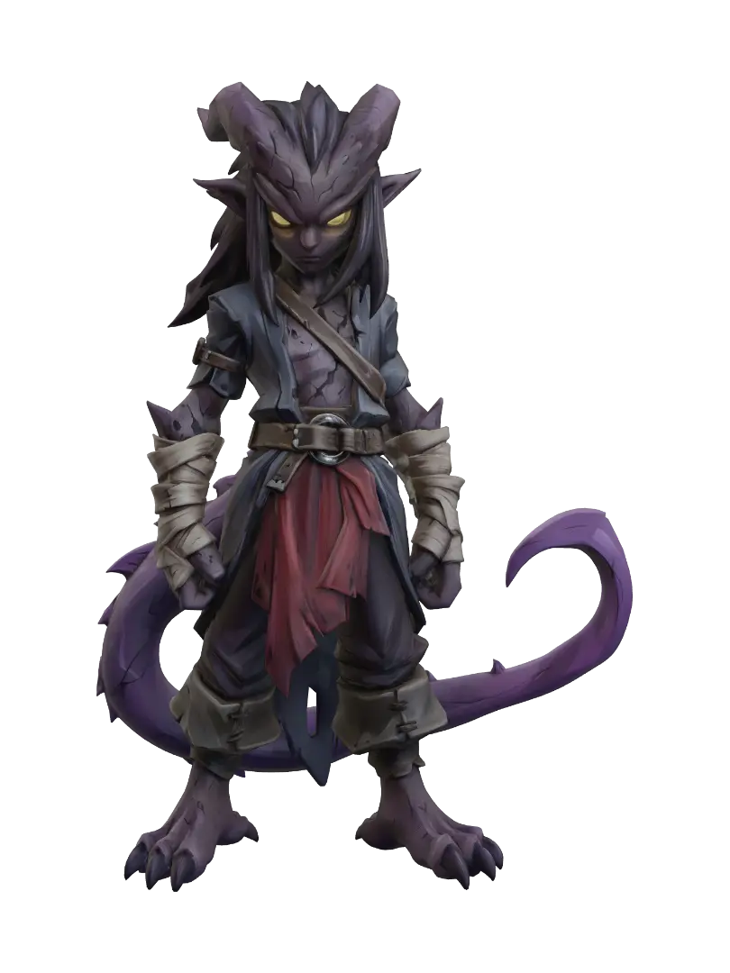 Cursed Stone Rogue 3D model, vytvořený pomocí AI