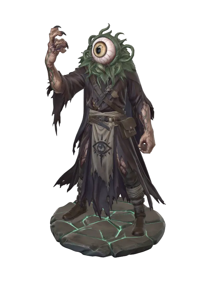 One Eye Monster - 3drender 3D model, vytvořený pomocí AI