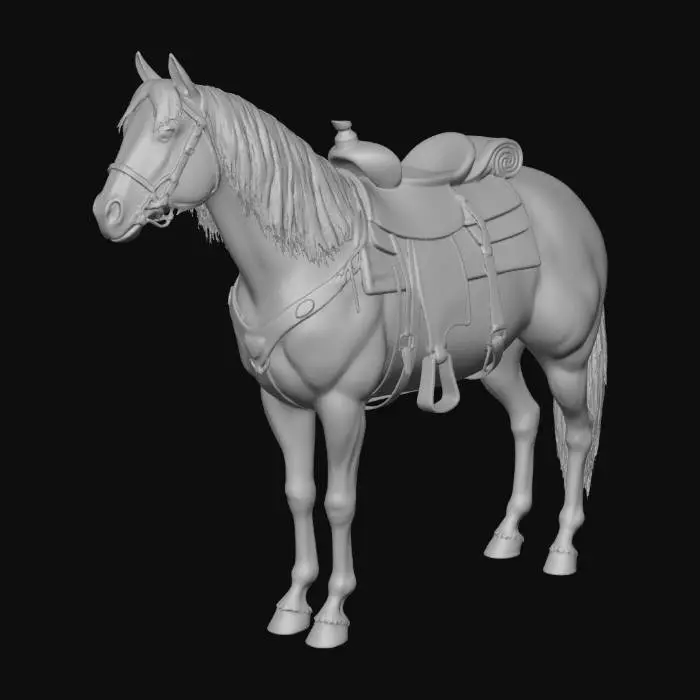 3D model for Desert Gold Palomino