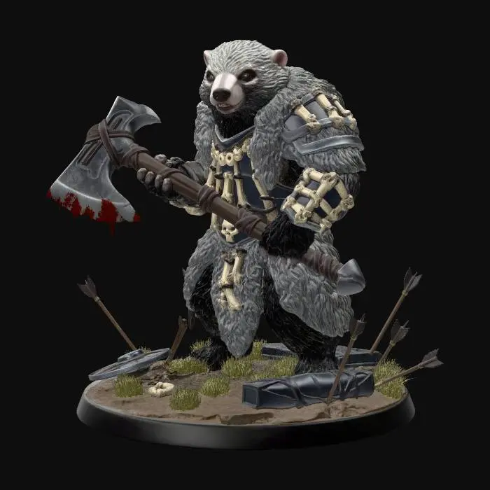 3D model for Bonefury Berserker