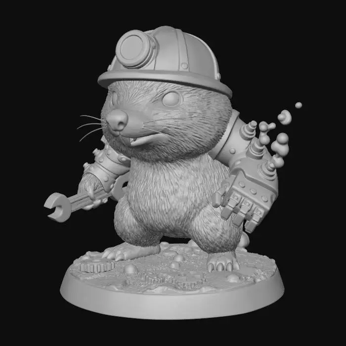 3D model for Steampunk Beaverminer