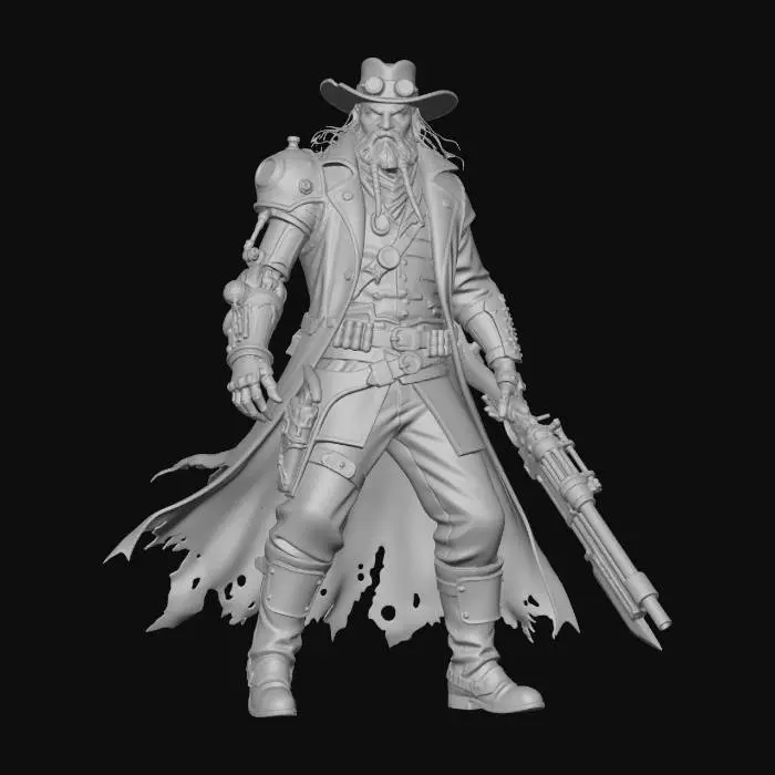 3D model for Dustbound Gunslinger