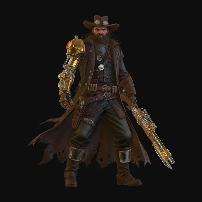 3D model for Dustbound Gunslinger