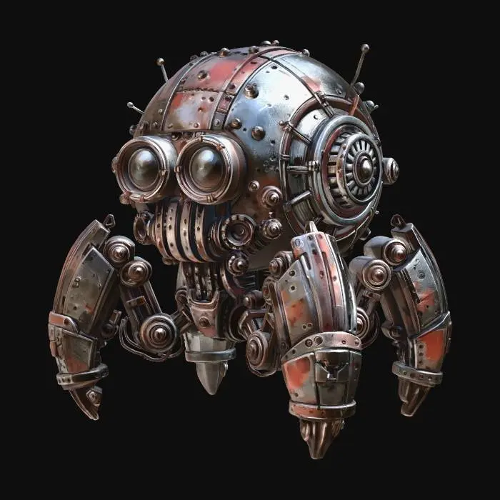3D model for Steampunk Sphere Robot