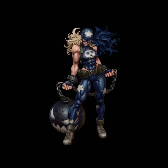 3D model for Stylized Superhero