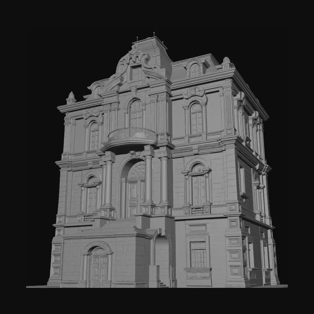 3D model for Historic Townhouse