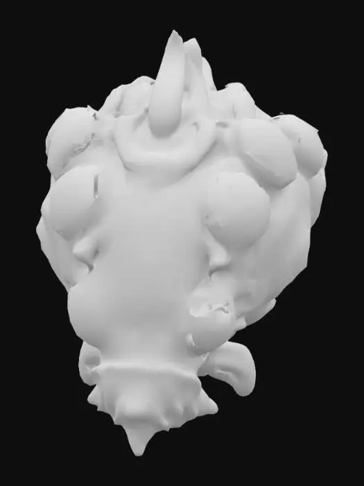 3D model for 海螺,火焰,多眼球,彩色,缠绕