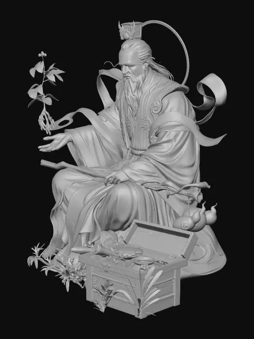 3D model for Verdant Sage with Emerald Halo