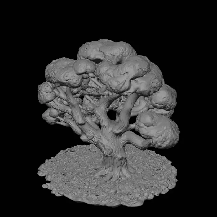 3D model for Ancient Spreading Oak