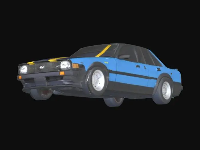 3D model for Drift Machine Blue, #SketchTo3D#