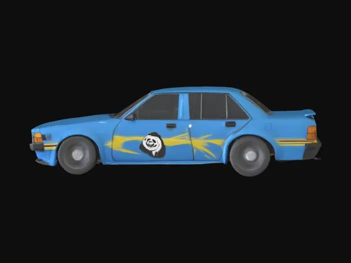 3D model for Drift Machine Blue, #SketchTo3D#
